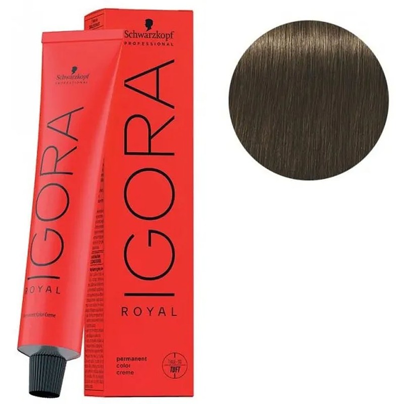 Igora Royal 60 ml (5-4)  + 2 Loción activadora de 30ml + Guantes platicos